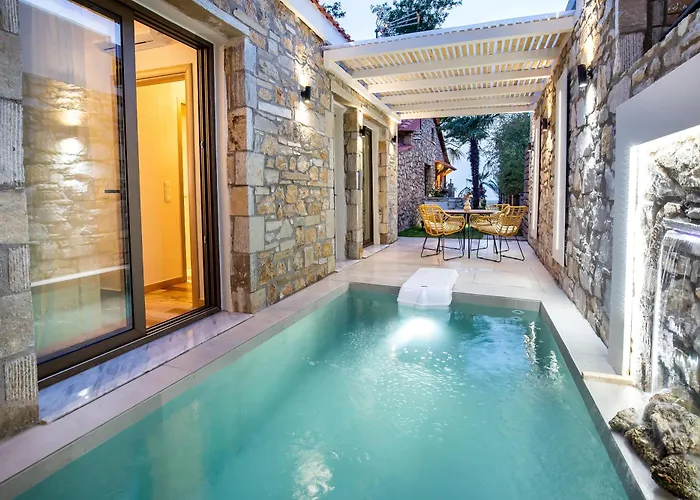 Tatil Evi Stone House Maria Skála Marión