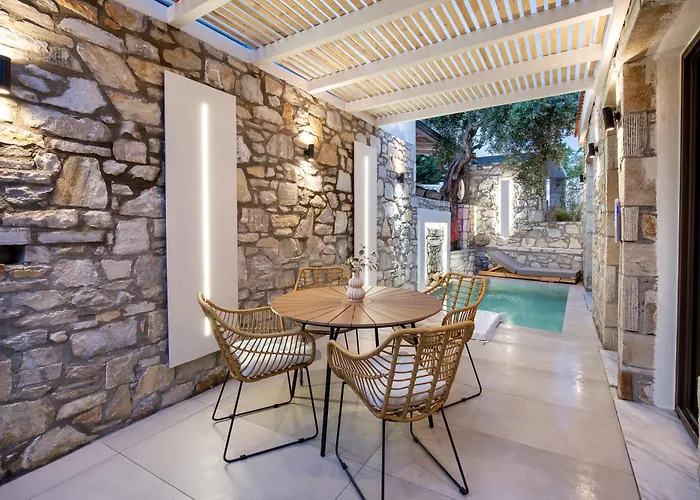 Stone House Maria Tatil Evi Skála Marión